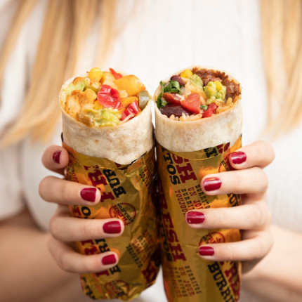 1 burritos offert pour 1 menu XL commandé