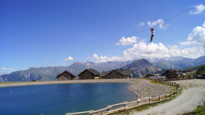 Tyrolienne de l'Eriscal